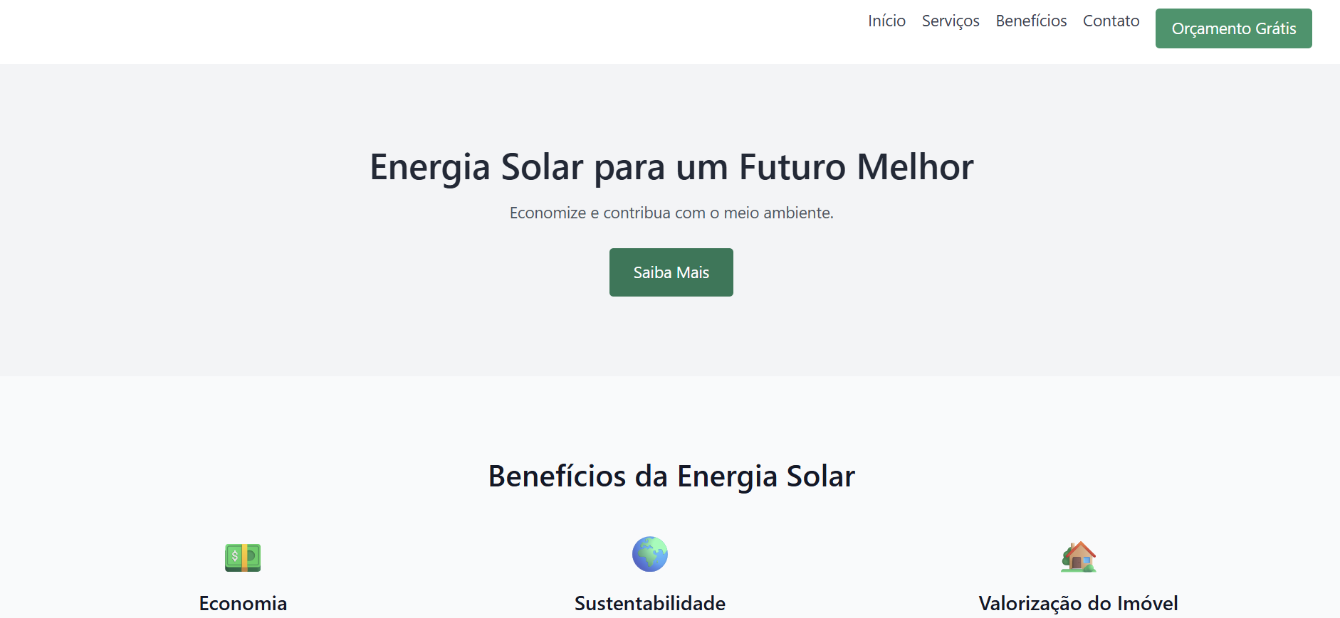 VG LED Landing Page